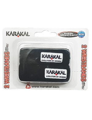 Karakal Wristbands 2pk - Black
